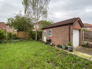 Rear Garden & Garage- click for photo gallery